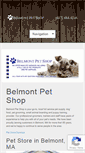 Mobile Screenshot of belmontpetshop.com